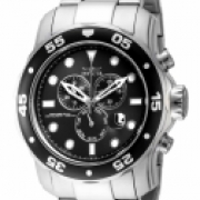 Reloj Invicta 15081 Pro Quartz Diver con 3 agujas, esfera negra, reloj IM-06